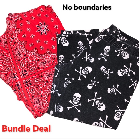 No boundaries 2 pair capris bundle deal!
